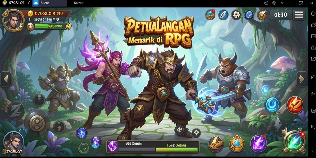 Screenshot gameplay 070SLOT menampilkan pertarungan seru dan karakter yang menarik.