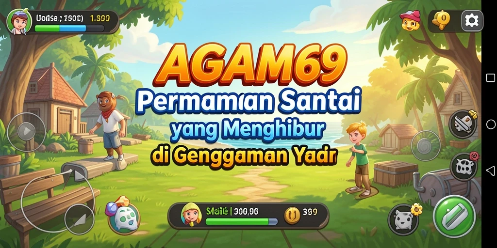Screenshot AGAM69 menampilkan gameplay santai dan seru.