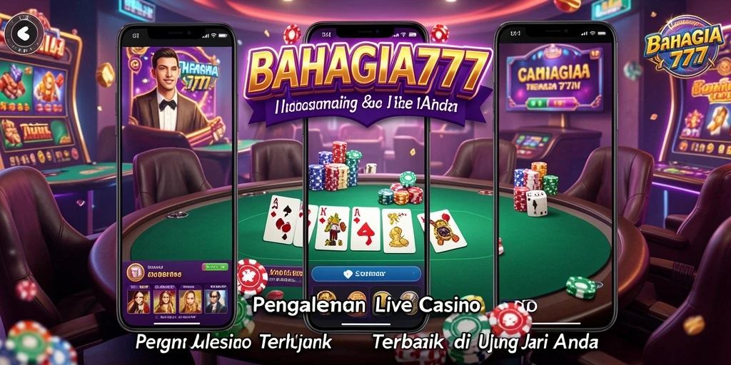Tampilan gameplay Live Casino yang menarik di BAHAGIA777.