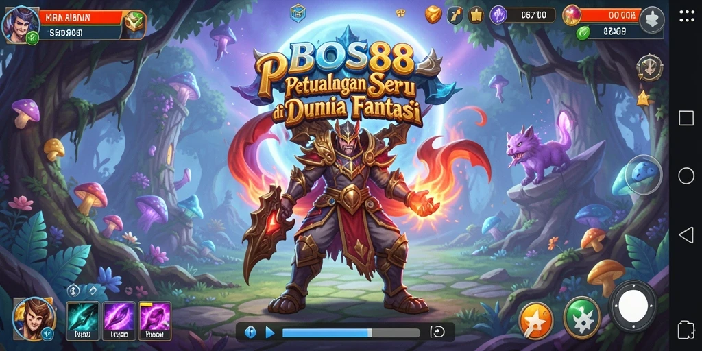 Tampilan dinamis dari gameplay seru BOS88 dalam dunia petualangan.