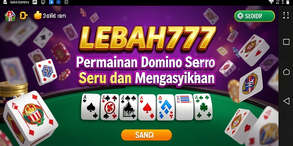 Tampilan gameplay seru dari LEBAH777 saat bermain Domino.
