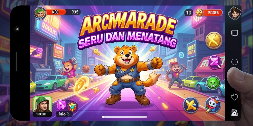 Tampilan gameplay N06 yang menegangkan dan seru.