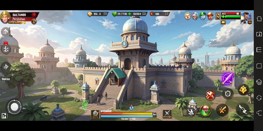 Tangkapan layar dari gameplay SULTAN88 yang intens dan strategis.