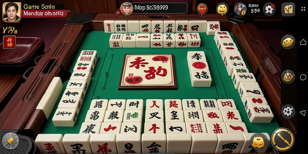 Screenshot V89 menampilkan gameplay Mahjong yang menantang dan menarik.