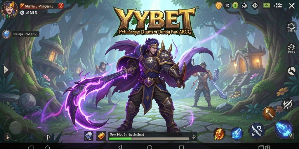 Tampilan gameplay seru di dunia ARPG YYBET yang mengesankan.